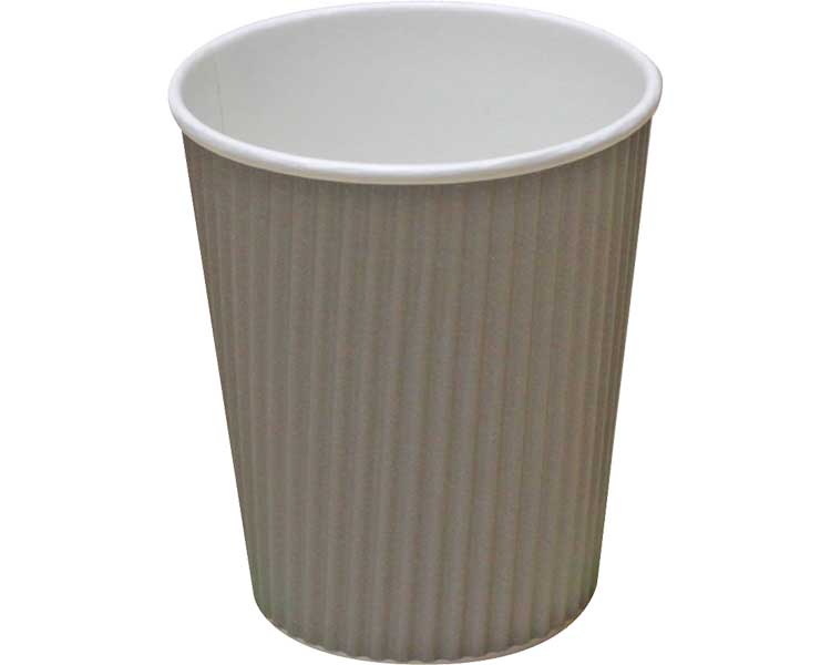 ★ポイント最大16倍★【全国配送可】-リップルカップ7oz（205mL）二重タイプ FR-5305　グレー　40個入 ファーストレイト　JAN 4582465653053 kt534198 取寄品 食事関連 食器類・カップ カップ-【介護福祉用具】｜【文具の月島堂】店
