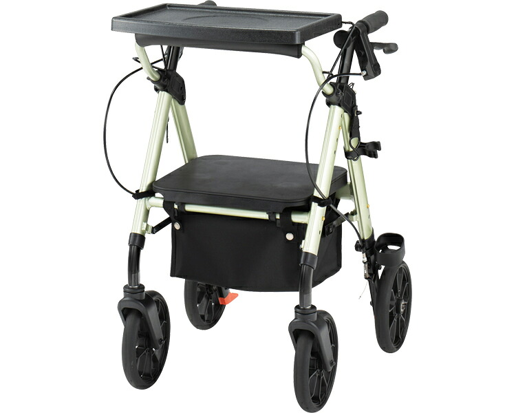 ★ポイント最大16倍★【全国配送可】-アルコーステラ　mini　トレイ付 100666 星光医療器製作所　JAN 4537711006664 kt539764 取寄品 歩行関連 歩行車・歩行器 歩行車-【介護福祉用具】｜【文具の月島堂】店