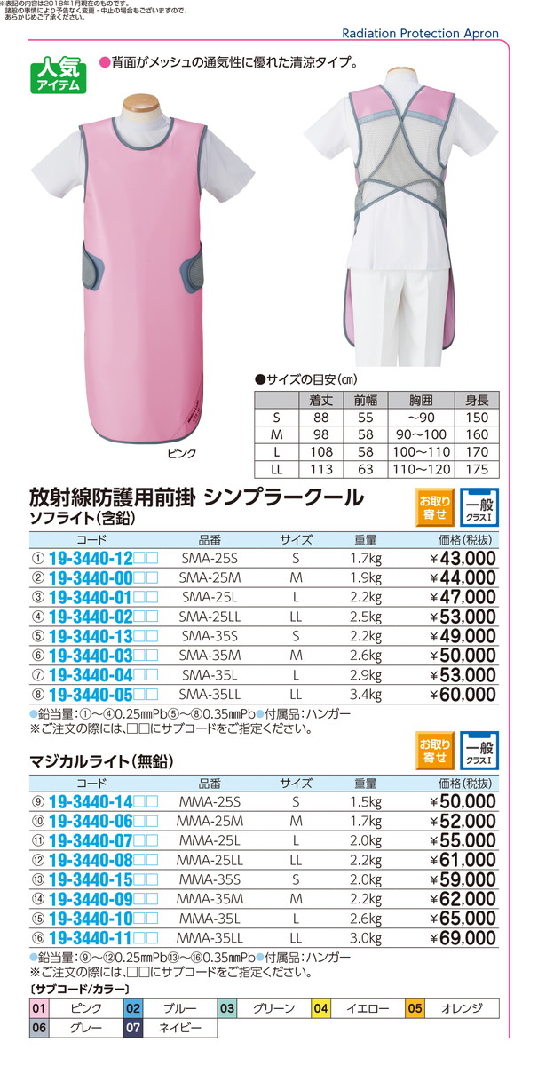 楽天市場 いまだけ ポイント最大14倍 送料無料 防護衣 シンプラークール Sma 25m ｿﾌﾗｲﾄ 品番 My19 3440 0003 1入り ｍｙ医科器機 Jan 文具の月島堂 楽天市場店