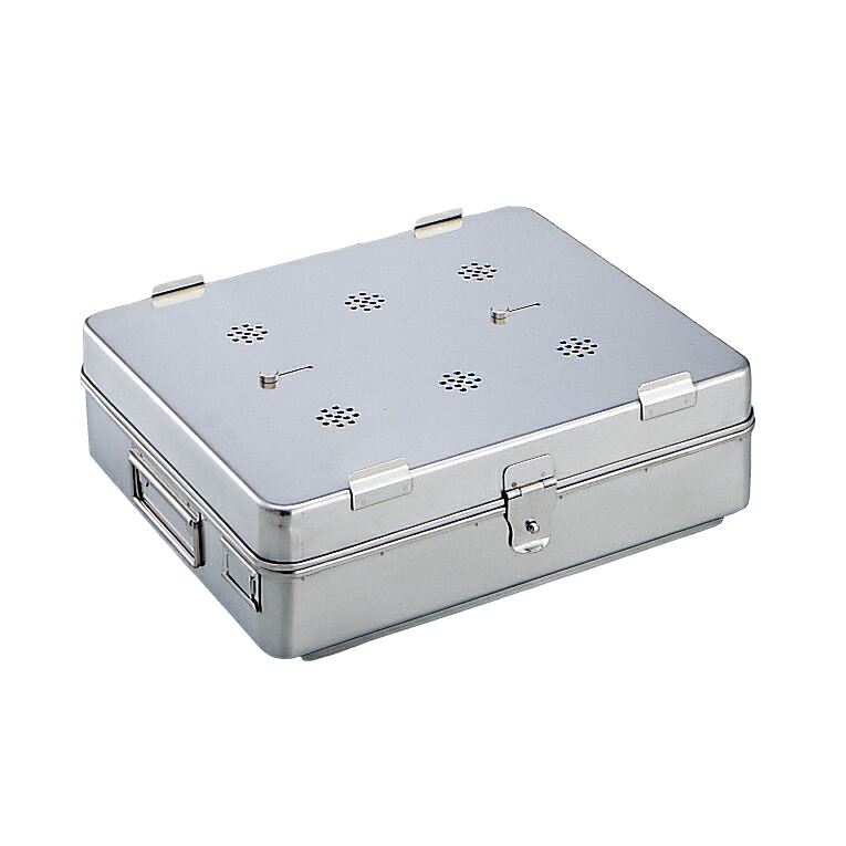 ★ポイント最大16倍★【送料無料】-中材用角型カスト（Ｅタイプ）中 M-34E(32.5X26X9.5CM) 品番 my03-3055-02-- 1入り-【ＭＹ医科器機】JAN