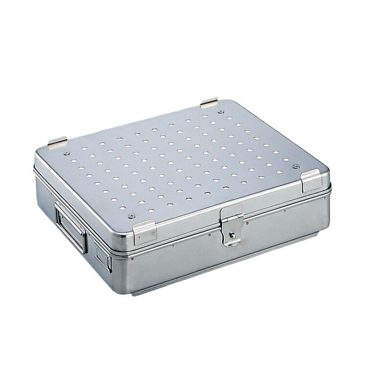 ★ポイント最大16倍★【送料無料】-中材用角型カスト（フィルター式）大 M-35F(35.5X29X8.5CM) 品番 my03-3060-03-- 1入り-【ＭＹ医科器機】JAN