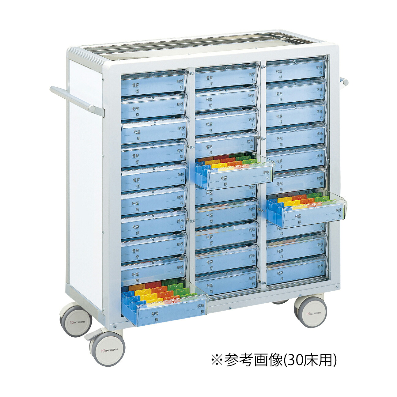 ★尖んがり最大限度16倍★【貨物輸送無料】-マツ科ヨシ与薬手押し車（鍵なし）３６床用 MY-NIK36(ｺﾏﾀｲﾌﾟ) 品番 my19-7105-0403 1入り口・入口-【ＭＹ医学装置】JAN 4535847011095