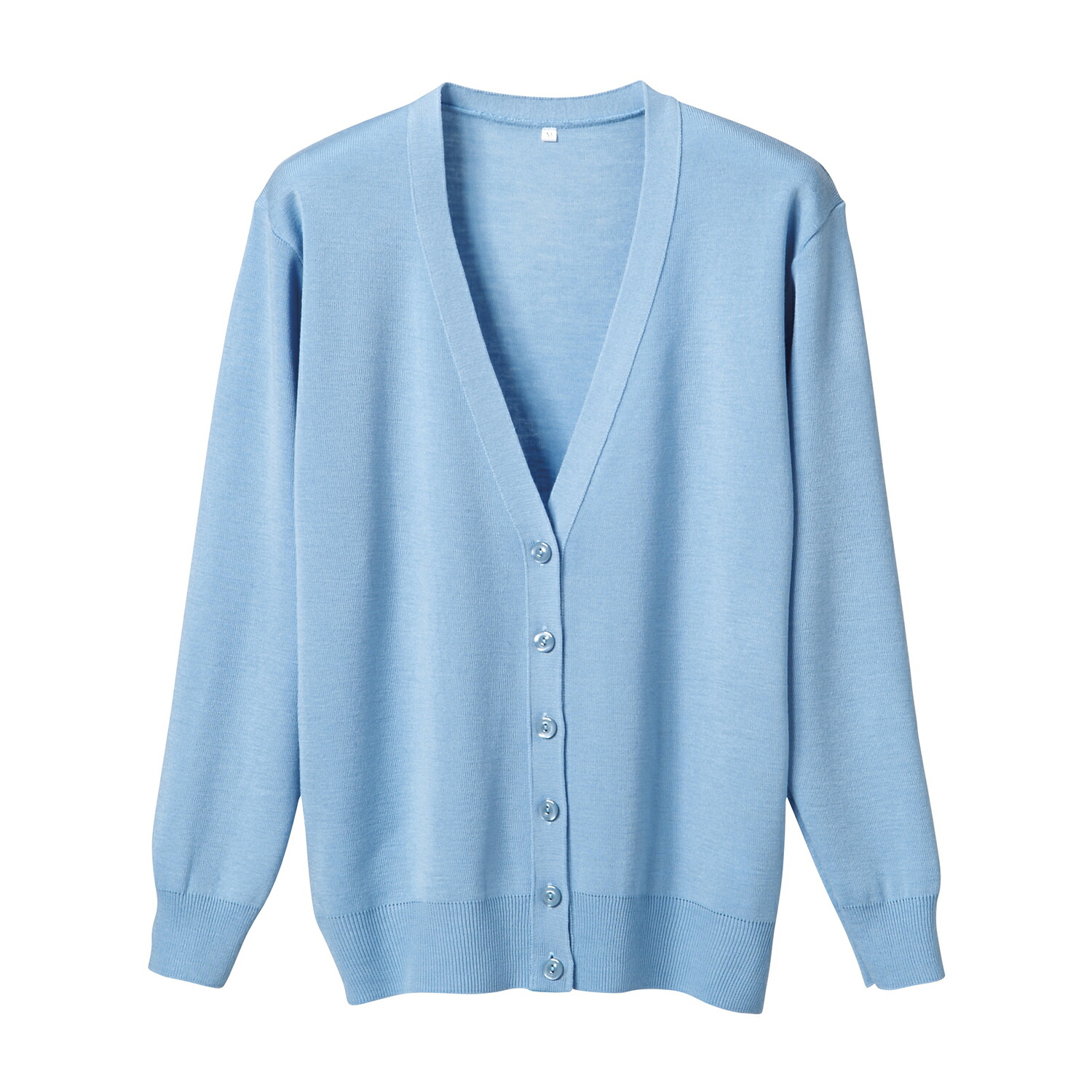 ★ポイント最大16倍★【全国配送可】-抗ピル長袖カーディガン D-1001(3L) 品番 my23-7563-0411 1入り-【MY医科器機】JAN 4571249980478