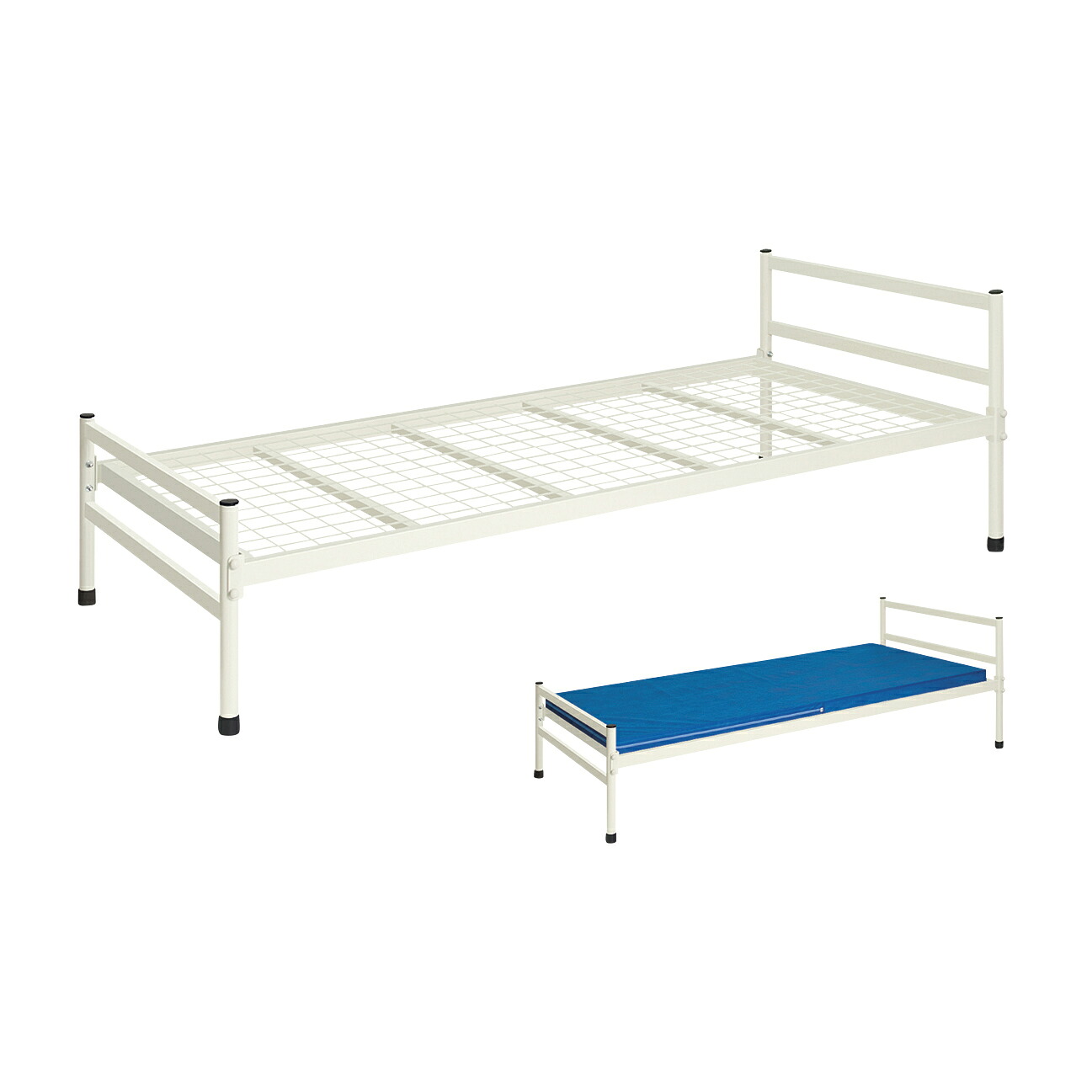 ★ポイント最大16倍★【送料無料】-パイプベッド（ＭＣベッド） TB-1165(98X207X67CM) 品番 my24-4275-00-- 1入り-【ＭＹ医科器機】JAN｜【文具の月島堂】店 41,386円