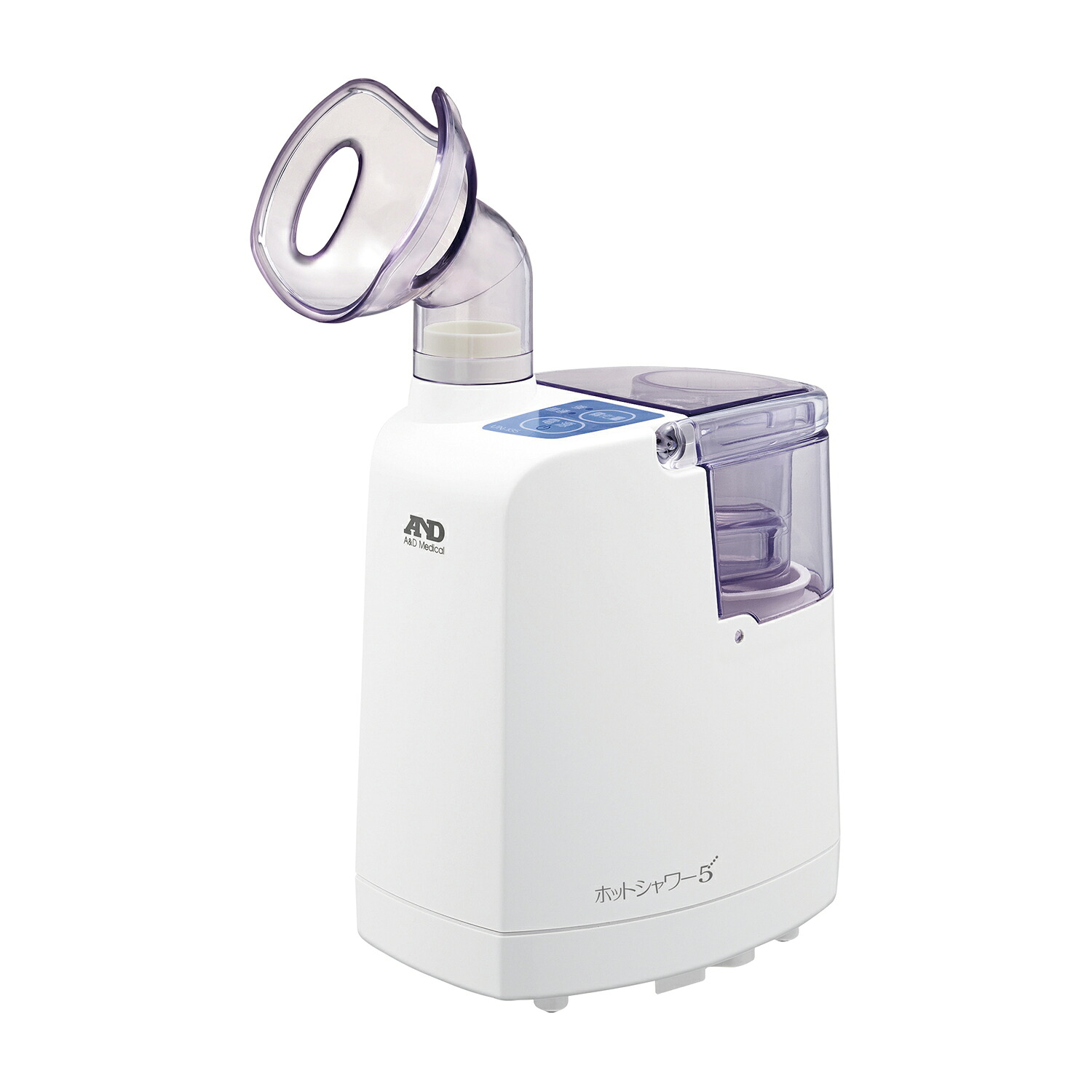 ★ポイント最大16倍★【送料無料】-超音波温熱吸入器 ホットシャワー５ UN-135-B(ブルー) 品番 my24-4551-01-- 1入り-【ＭＹ医科器機】JAN 4981046311359