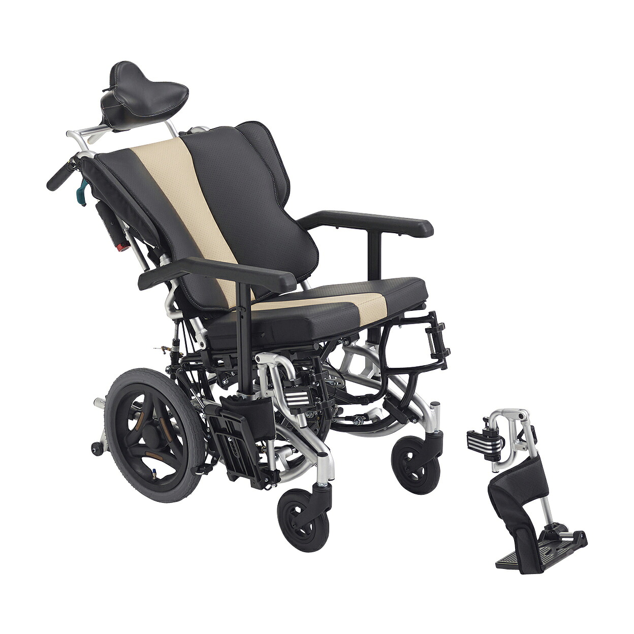 ★尖んがり最大限度16倍★【貨物輸送無料】-ティルト＆リクライング車椅子 TRC-3DX 品番 my24-7629-00-- 1入り口・入口-【ＭＹ医学装置】JAN 4536697116350