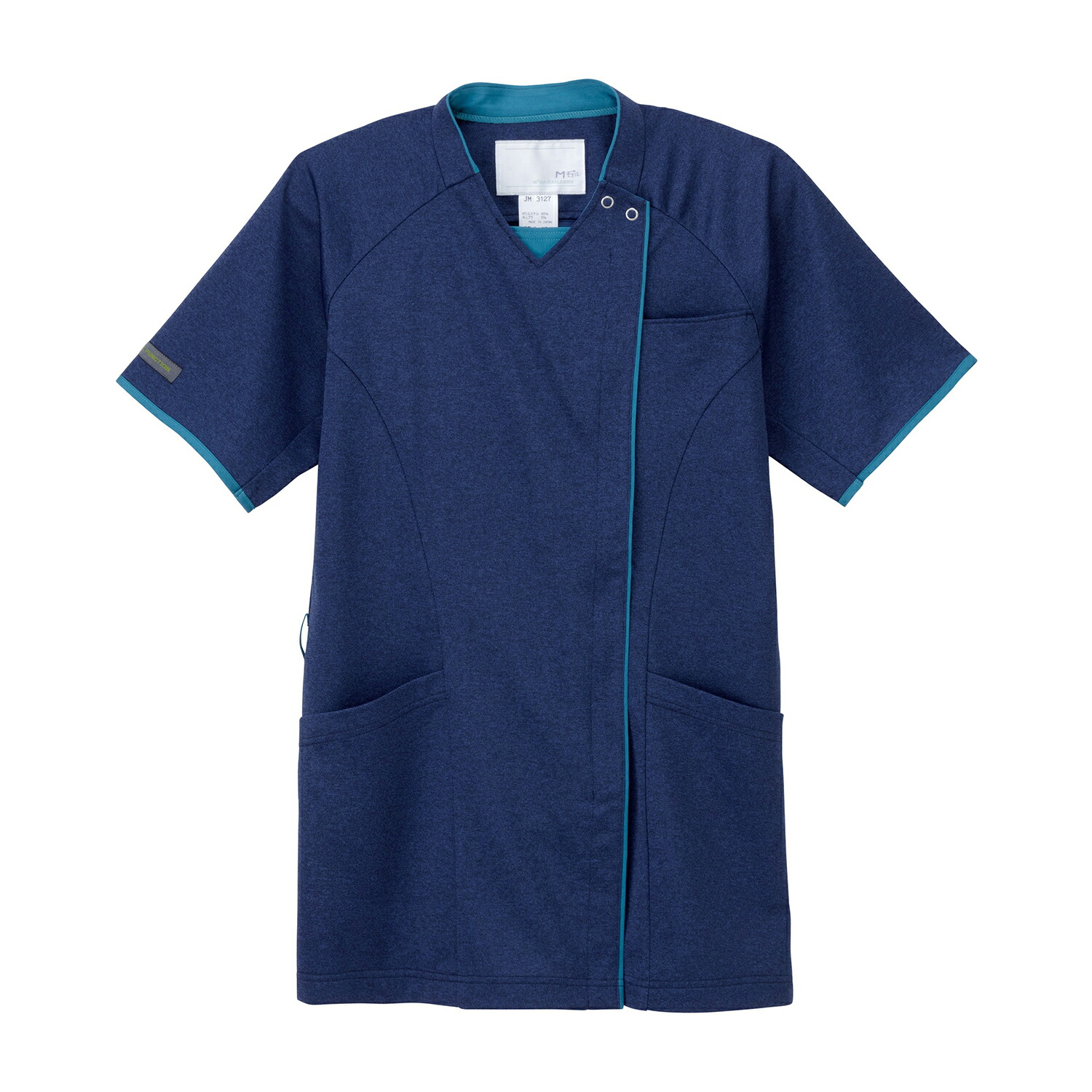 ★ポイント最大16倍★【全国配送可】-ニットシャツ JM-3127(BL) 品番 my24-8119-0502 1入り-【ＭＹ医科器機】JAN 4545516136660