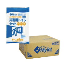 ★ポイント最大16倍★【送料無料】-災害用トイレセットマイレット（小分け P-300(500502)5カイX60コ 品番 my24-8355-00-- 1入り-【ＭＹ医科器機】JAN 4571263020235