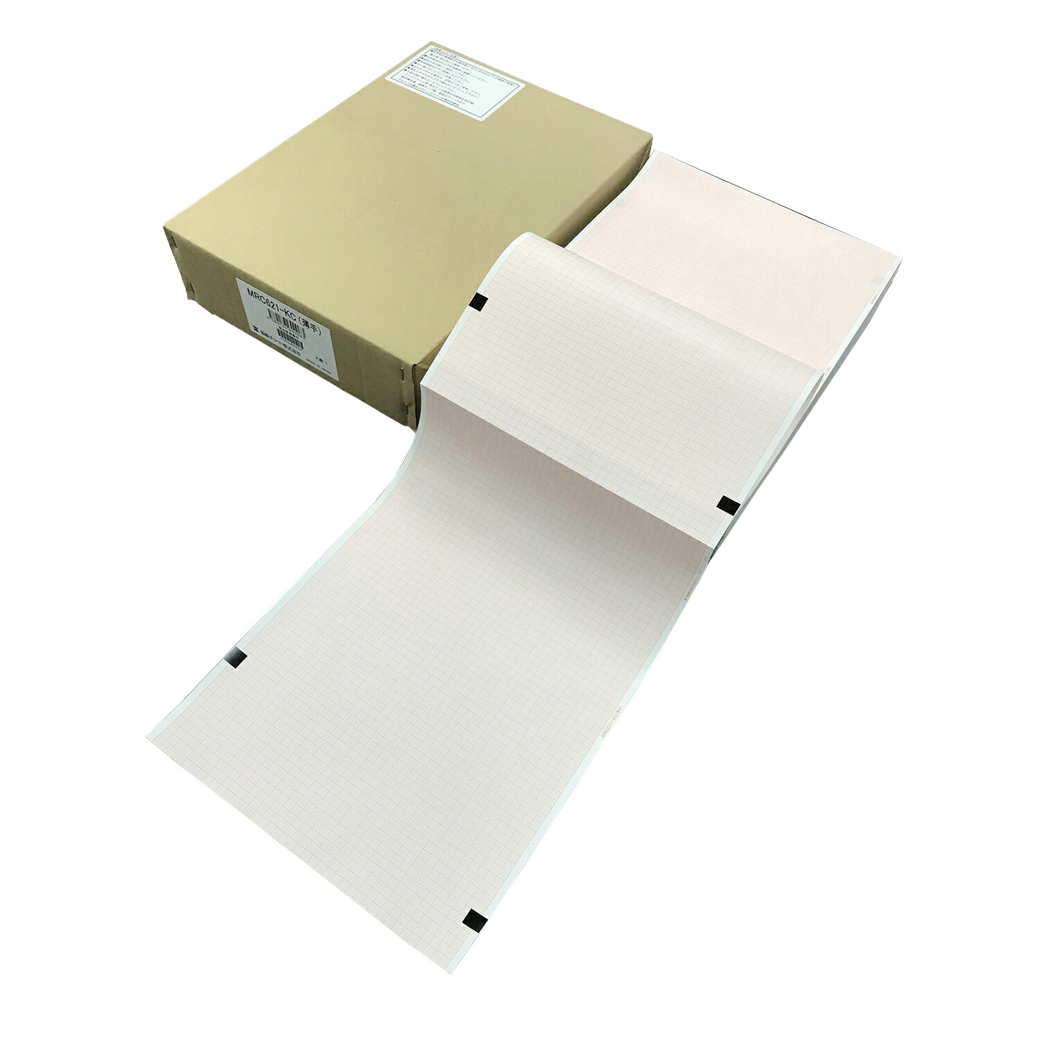 ★ポイント最大16倍★【送料無料】-心電図記録紙（薄手） MRC621-KC(300M) 品番 my24-8921-06-- 1入り-【ＭＹ医科器機】JAN 4580134600063