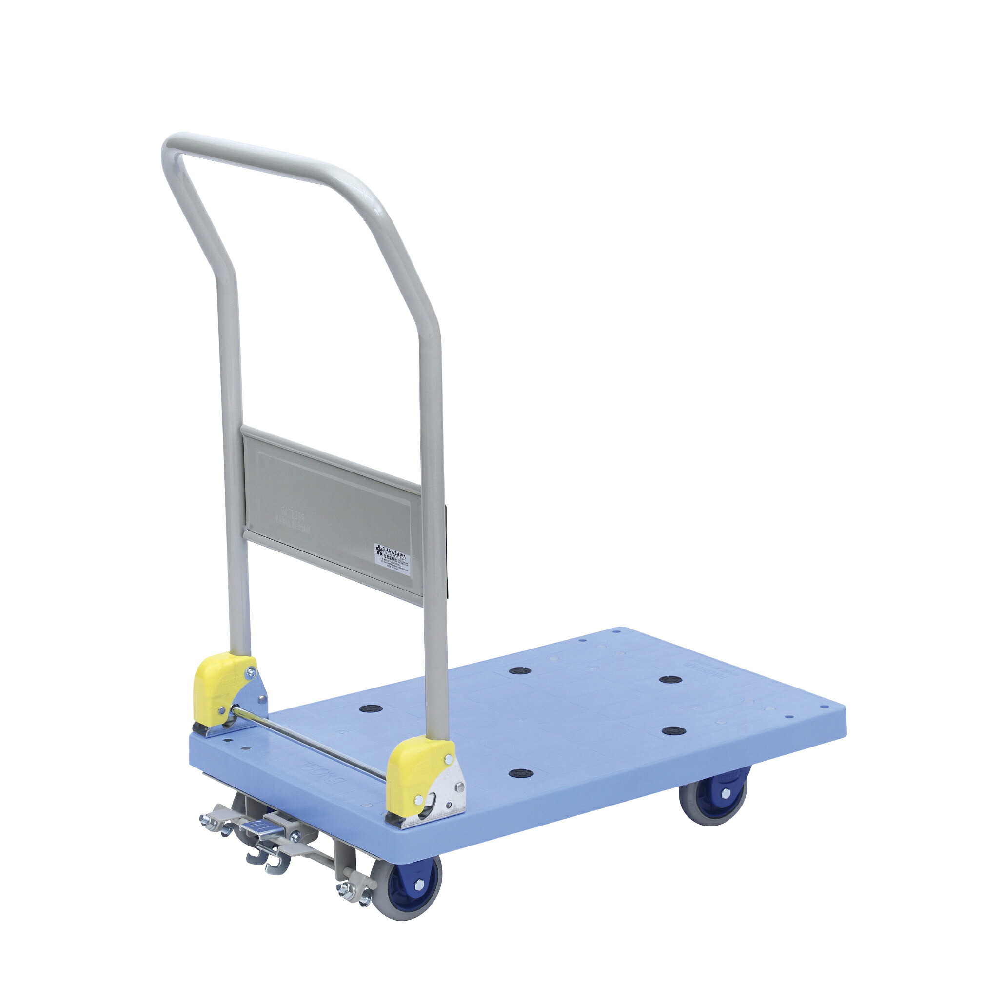 ★ポイント最大16倍★【送料無料】-小型静音樹脂台車　フットブレーキ付 NP-106GS 品番 my25-2261-00-- 1入り-【ＭＹ医科器機】JAN 4546678005665 17,689円
