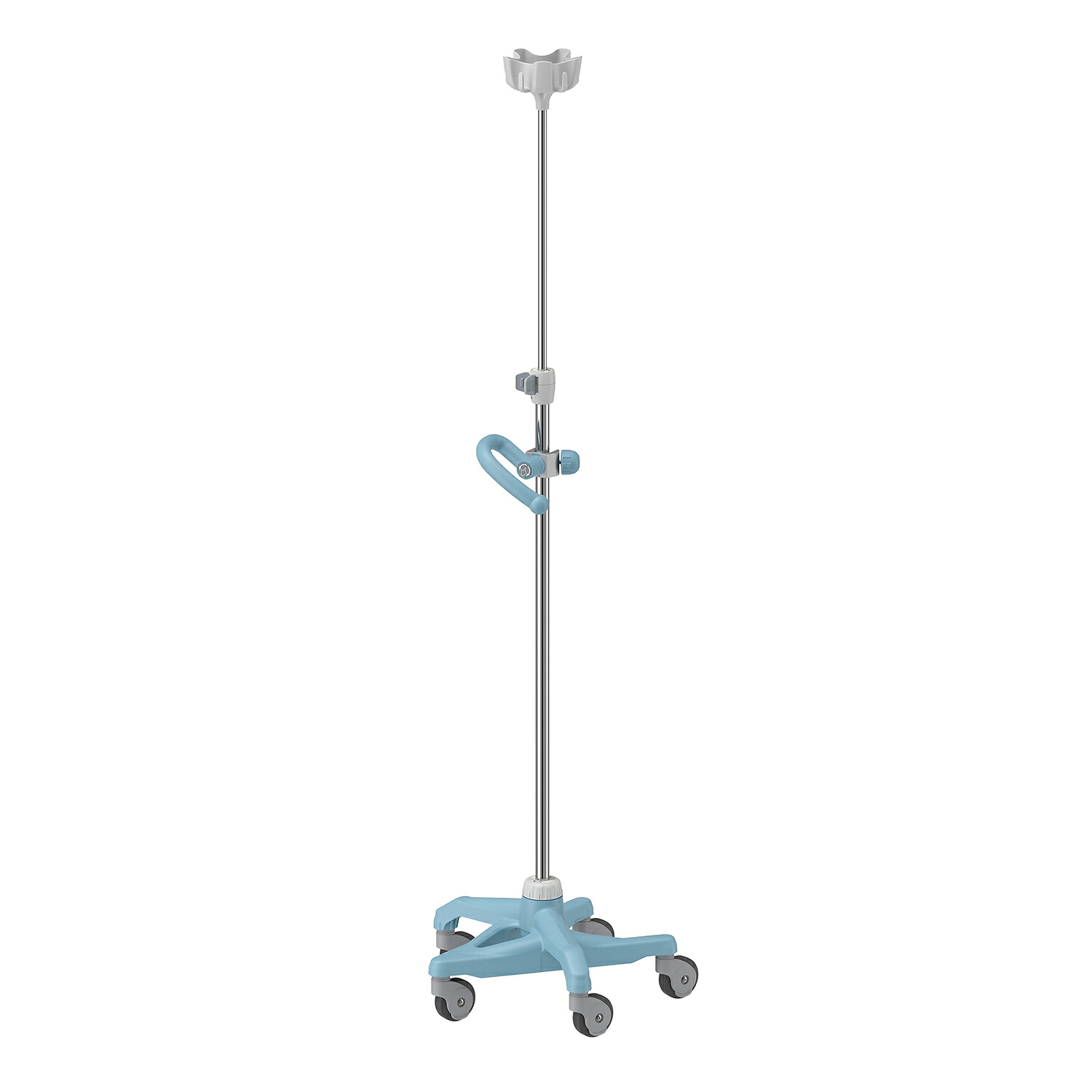 ★ポイント最大16倍★【送料無料】-ＩＶスタンド（スタッキングタイプ） KC-519B(ブルー) 品番 my25-2914-00-- 1入り-【ＭＹ医科器機】JAN