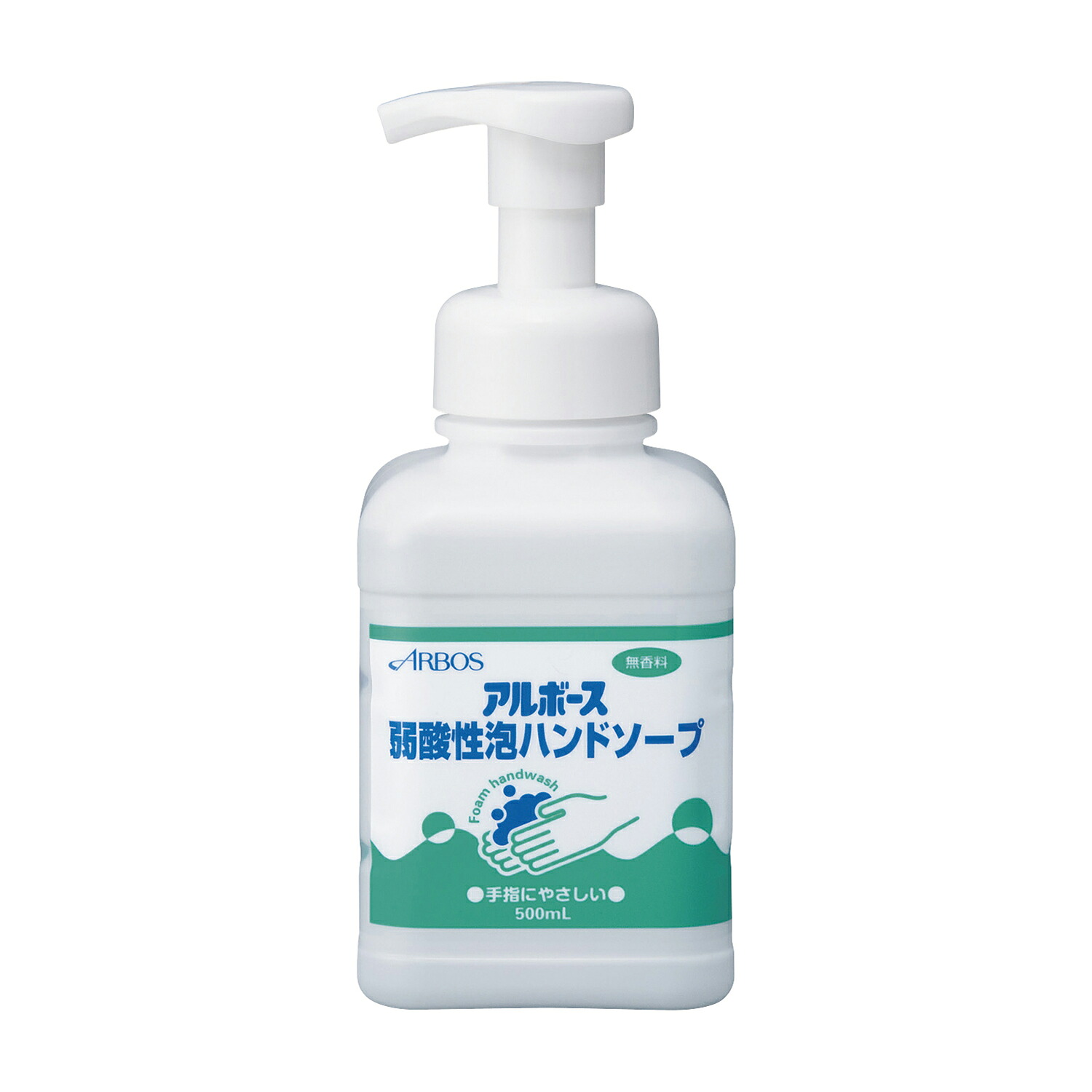 ★ポイント最大16倍★【送料無料】-アルボース　弱酸性泡ハンドソープ 500ML 品番 my25-3538-00-- 24入り-【ＭＹ医科器機】JAN 4987010143384