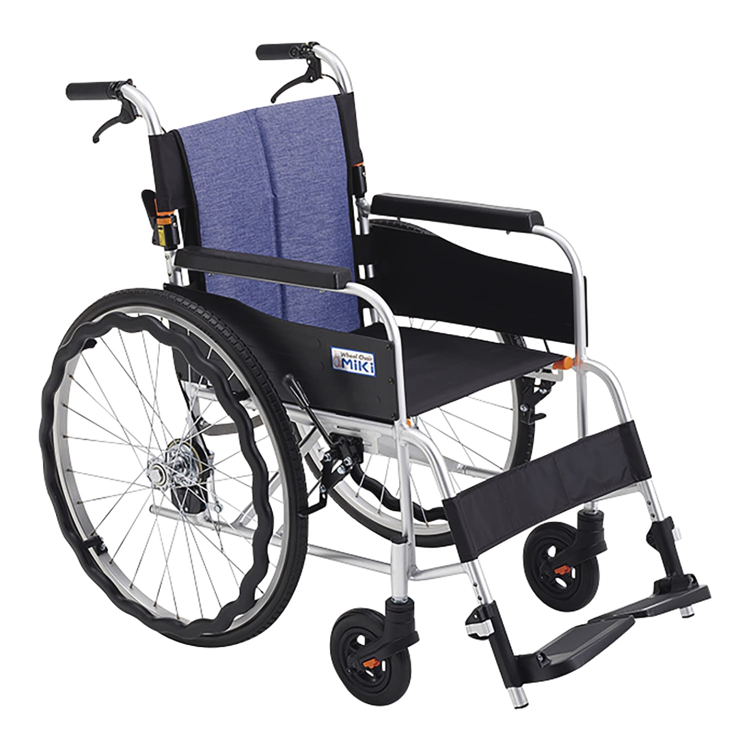 ★尖んがり最大限度16倍★【貨物輸送無料】-サニタリー車椅子 ＪＴＮ－２ CJ01044(ヘザーブルー) 品番 my25-5140-03-- 1入り口・入口-【ＭＹ医学装置】JAN 4536697116817