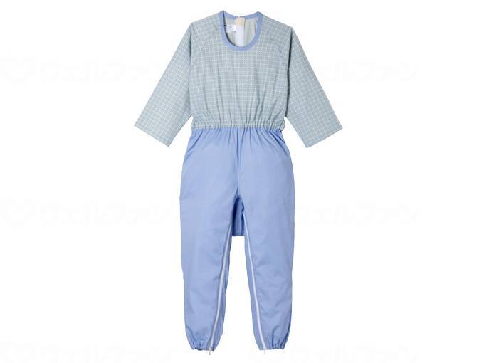 ★ポイント最大16倍★【全国配送可】-コンビネーション（後開き）/キューブブルー/L 大阪エンゼル 5731-N　JAN 4975520541882 -【W介護用品】