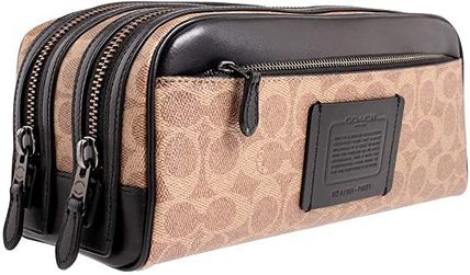 コーチ メンズポーチ Coach ダブル ジップ メンズ キャンバス カーキ Tintareklam Com Tr