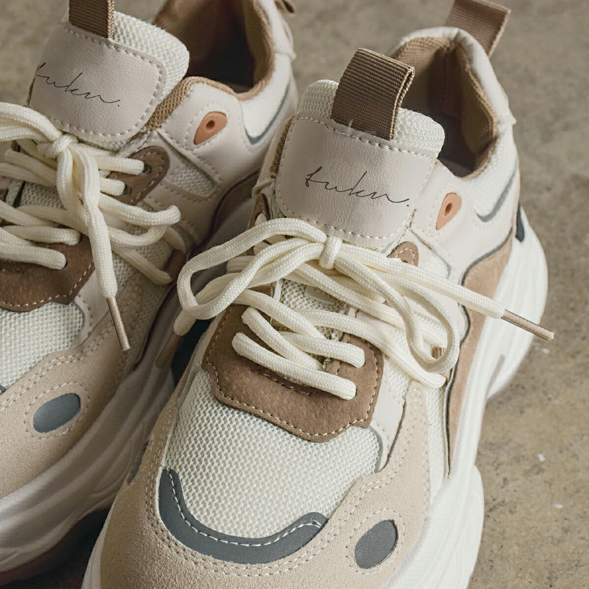 SUPER SALE クーポン配布中】 厚底 スニーカー レディース 6cmヒール