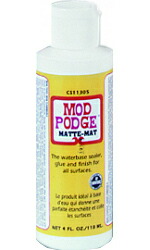 モッドポッジ マット 4oz Mod Podge モトポジ もとぽじ モットポッジ | つくる楽しみ