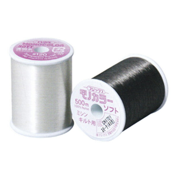 楽天市場】フジックス透明糸（ナイロン100％モノカラーミシン糸）60