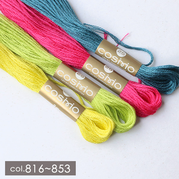 【楽天市場】【25番・8m】Cosmo コスモ 刺繍糸 刺しゅう糸 色番号
