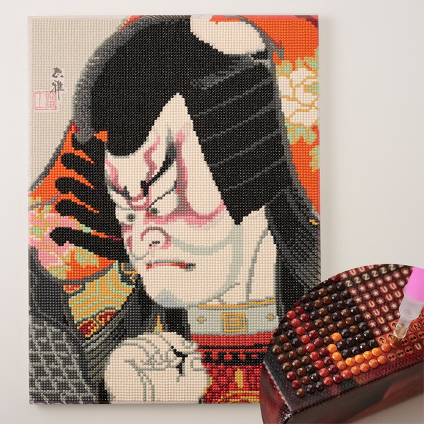 2398❣️浮世絵　セット 楽天市場】ビーズキット ダイヤモンドフィックス 浮世絵