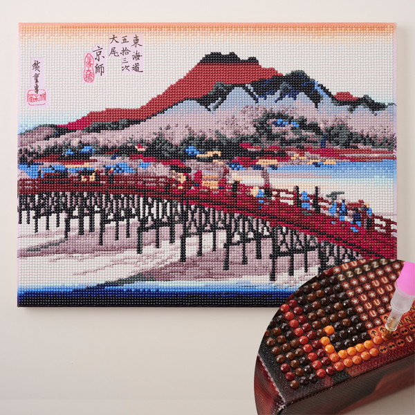 2398❣️浮世絵　セット 楽天市場】ビーズキット ダイヤモンドフィックス 浮世絵