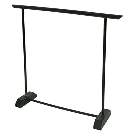 処分価格　開脚型　衣桁 楽天市場】吊台 衣桁 衣こう W40xH34cm 黒 : 手芸材料の専門店 つくる
