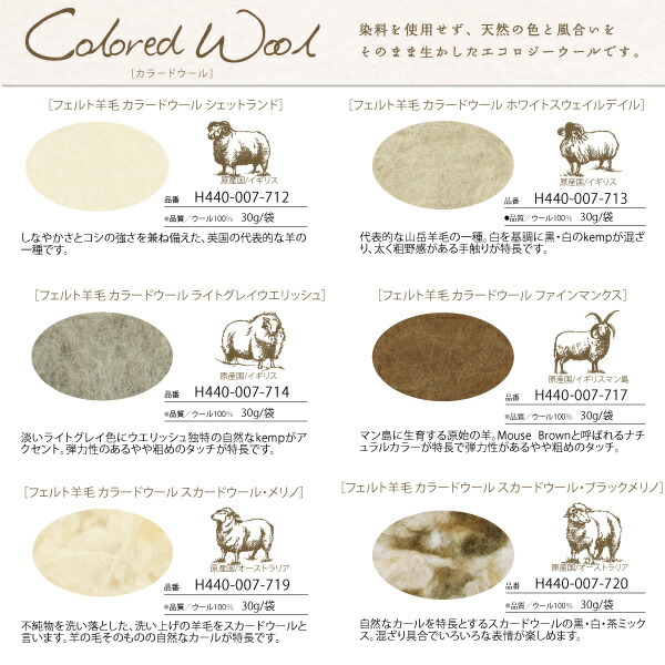 楽天市場 フェルト羊毛 カラードウール シェットランド ハマナカ つくる楽しみ 羊毛フェル 手芸材料の専門店 つくる楽しみ