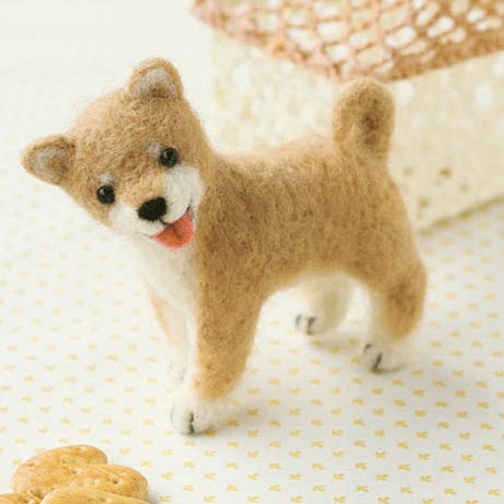 楽天市場】ハマナカ フェルト羊毛キット 柴犬 | 手作り 手芸
