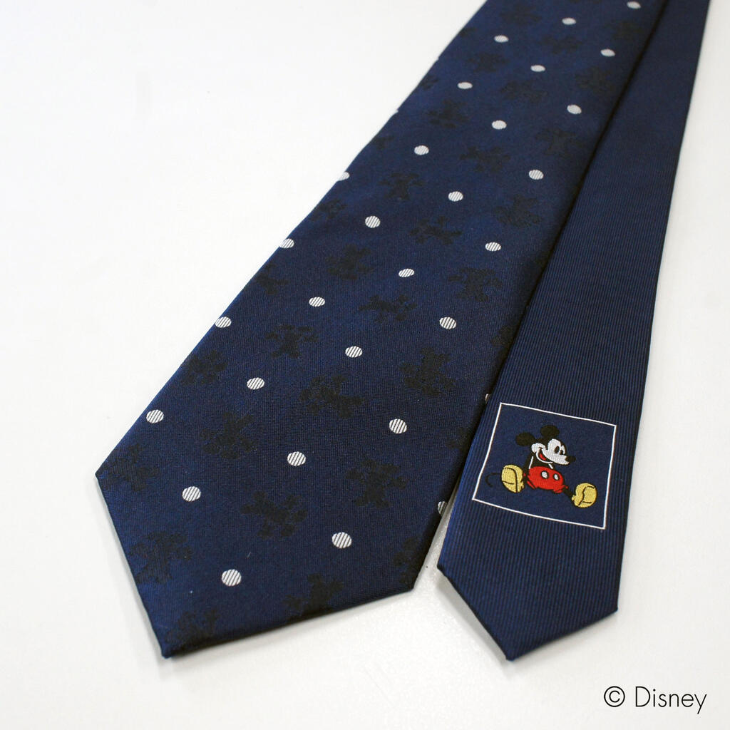 楽天市場 ディズニーネクタイ ミッキーマウスシルエットネクタイ ドット柄 レッド Disney Necktie シルク100 プレゼント ギフト新生活 新社会人 新入社員 フレッシャーズ ブランドネクタイ ネクタイブランド 送料無料 Wic R Shop