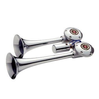 【P10倍★7/19 20:00~7/26 1:59限定】Made in JAPAN…信頼と実績の日建製☆【NIKKEN AIRHORN バトルヤンキー(クローム)】|トラックストップターン店