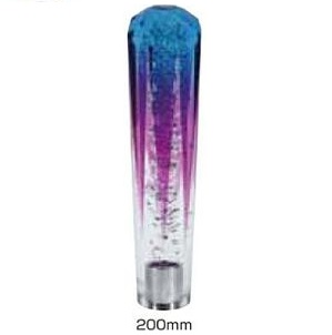 【ポイント10倍 ★4/14 20:00～4/17 9:59限定】【人気商品】ダイヤカット泡入り☆【ダイヤカット泡入りシフトノブ200mmタイプ（グラデーション）】