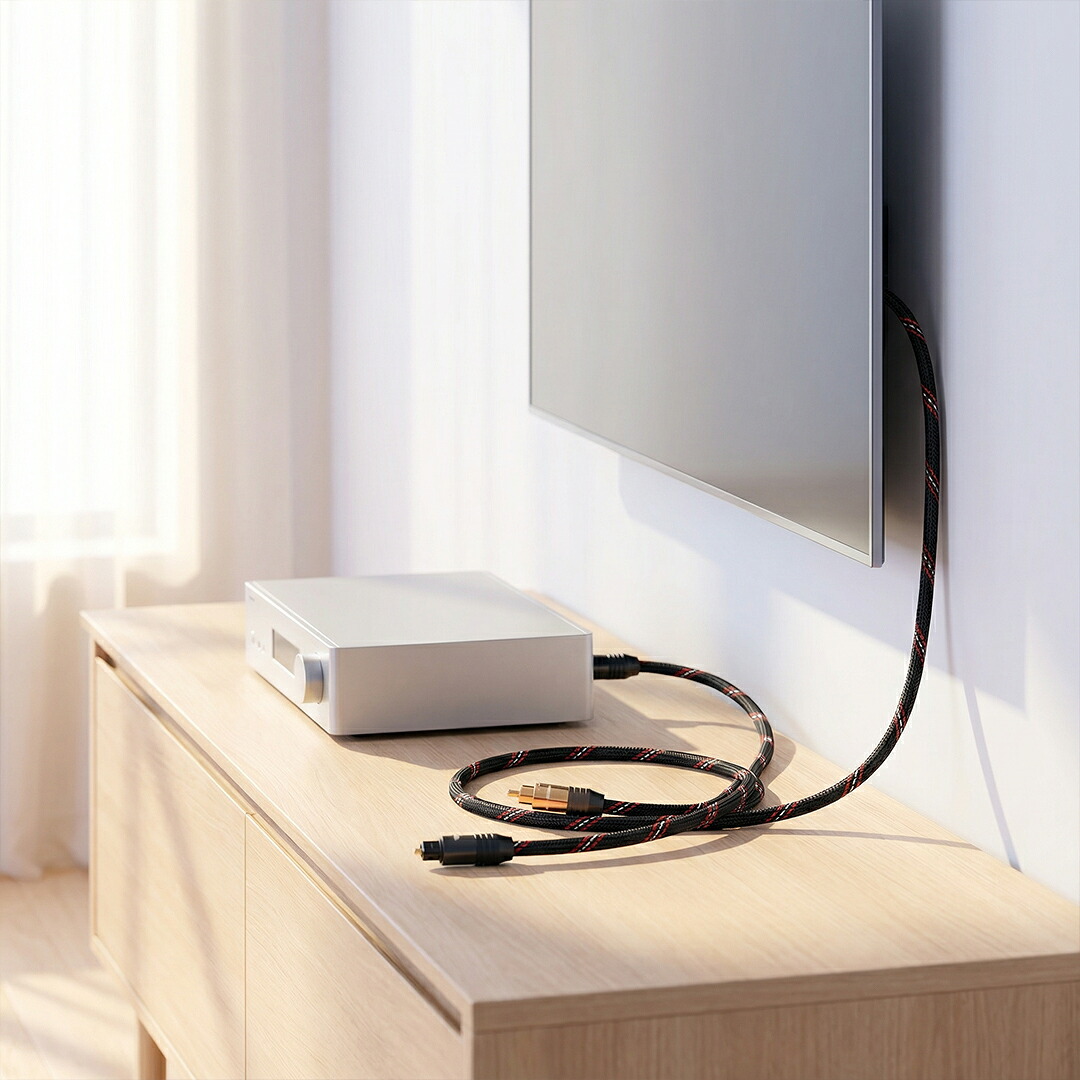 JIB 割り増し金光デジタル有線テレビ（角型繋ぎ ）牡－牡/SPDIF 有線テレビ TOSLINK(放り投げる繋がり) 有線テレビ デジタルオーディオ繋ぎ合わせる伝達ルート/高品位テレビ?テレビ受像機(高品位テレビ)/アンプリファイアー/ヴィデオディスク/Xbox など兼用相応う/長さ5M ZBD