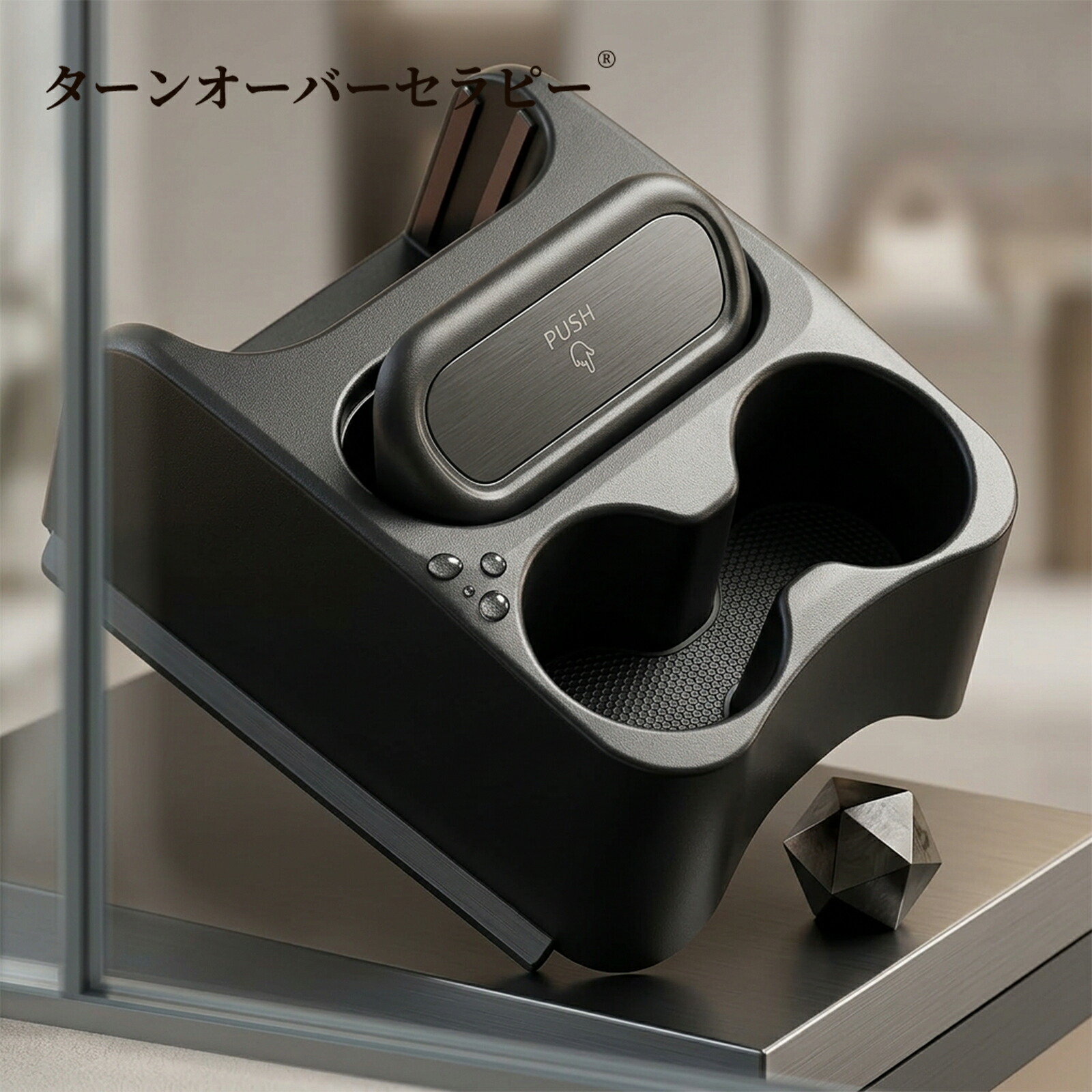 スズキ ハスラー MR52S/MR92S 専用 コンソールボックス ドリンクホルダー カップホルダー コンソールトレイ 内装パーツ 滑り止め 取付け簡単 ミニゴミ箱付き アクセサリー