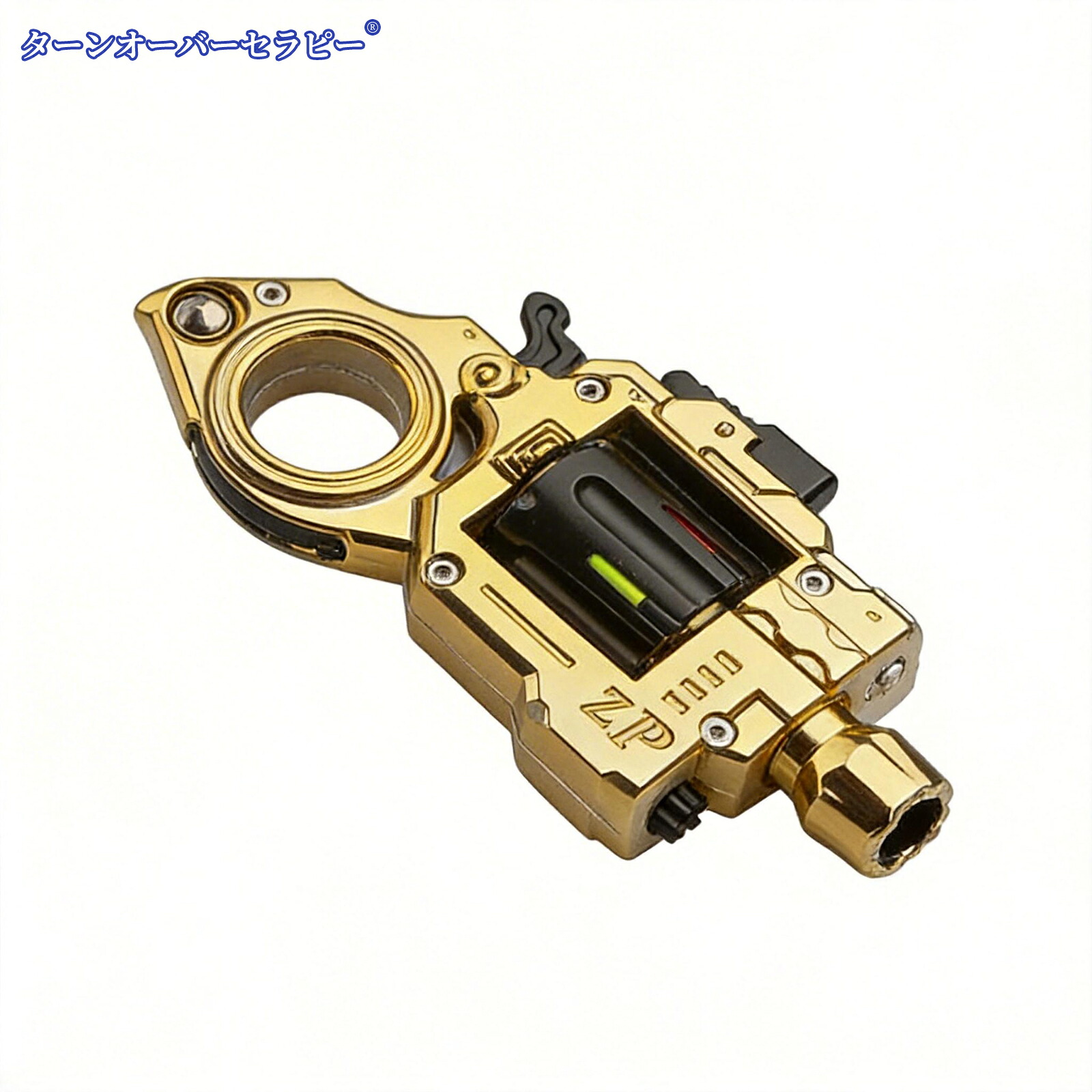 回転式メタリックハンドカフスデザイン フィジェットトイ ストレス解消デスクトップ玩具 オフィス用品 シルバー/ゴールド/ブラック 12.7cm