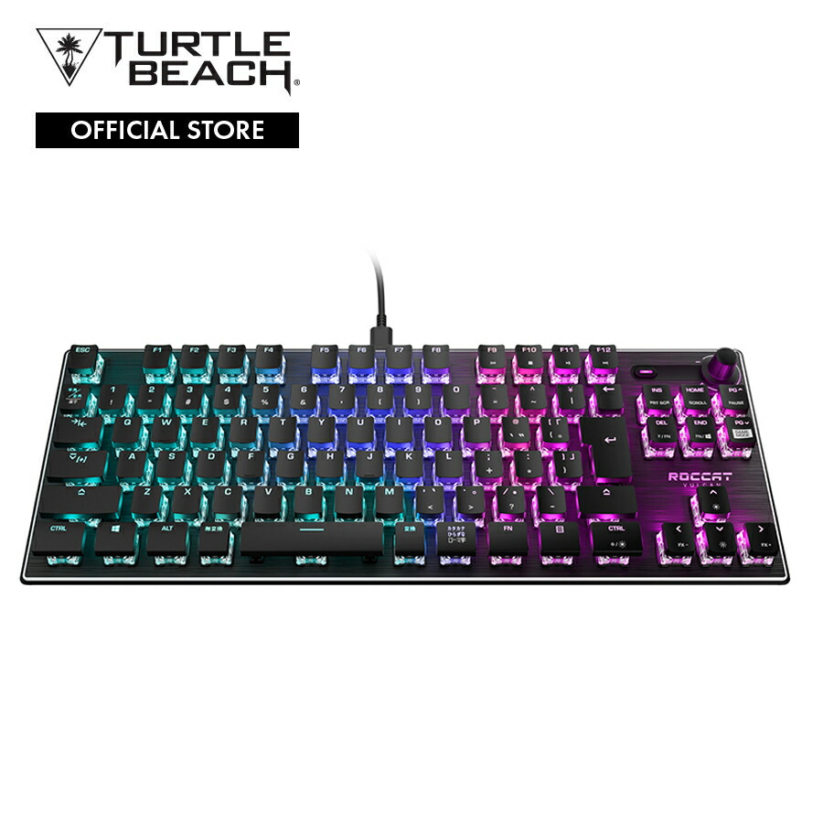 楽天市場】ROCCAT ロキャット Vulcan TKL コンパクト メカニカル RGB ゲーミング キーボード US 英語配列 静音 :  TurtleBeach Victrix 公式ストア