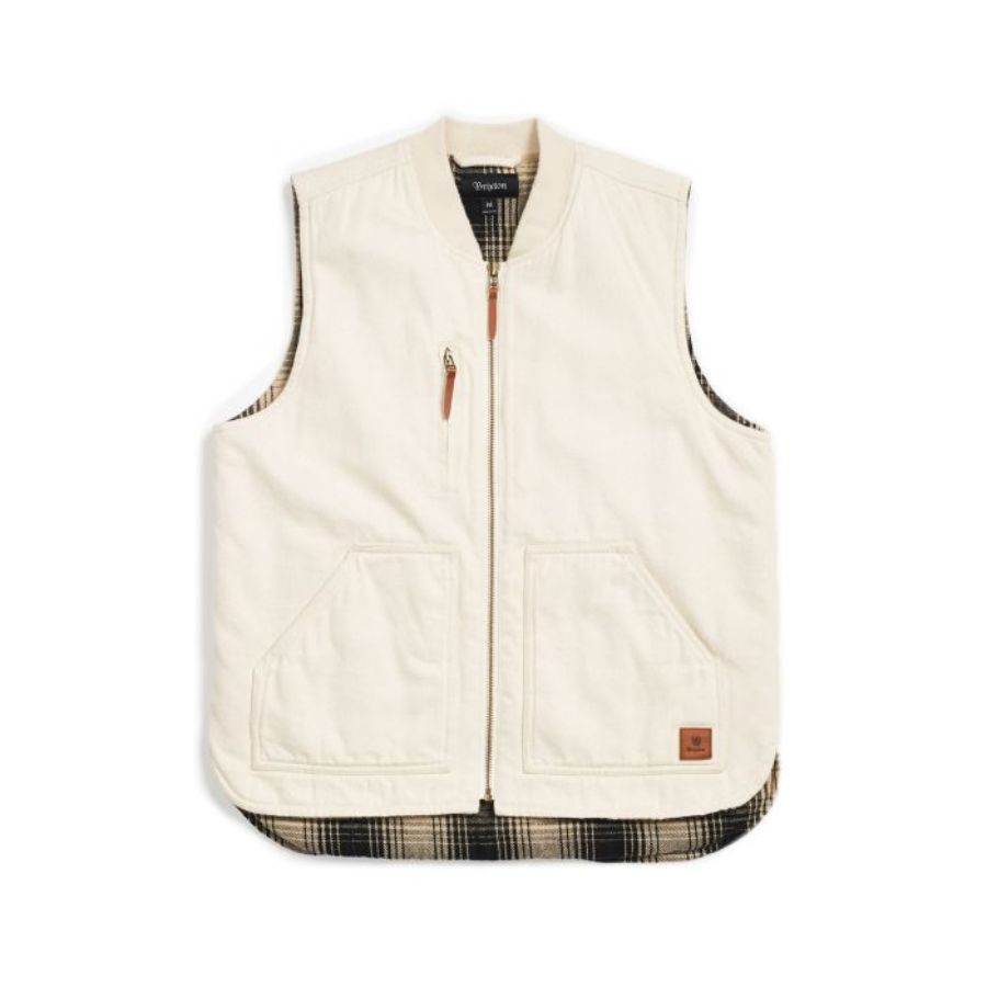 メンズファッション コート ジャケット 正規品直輸入 Vanil Vanilla Vest Reversible Abraham コットン ベスト リバーシブル ブリクストン Brixton メンズ T79 Brixtonのジャケット カリフォルニア アメカジ ブランド サーフ アパレル