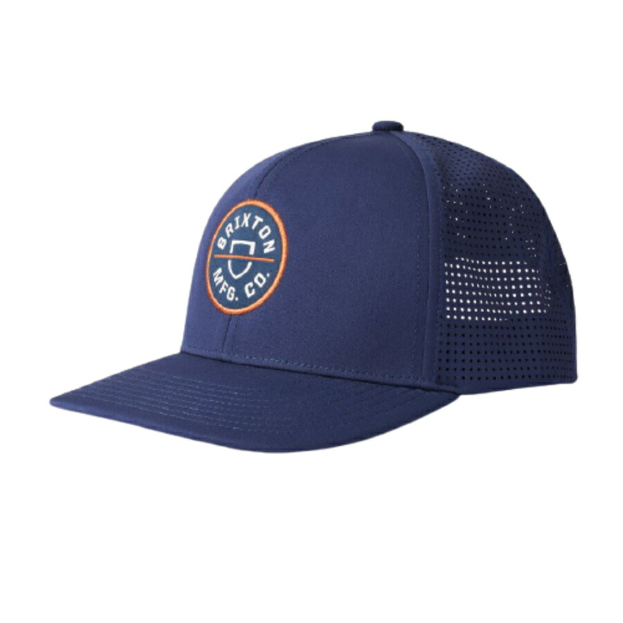 Brixton ブリクストン スナップバック メッシュキャップ 帽子 Crest X Mp Snapback Washed Navy Wanav メンズ スケートボード スケボー アパレル サーフ ブランド カリフォルニア アメカジ Brixtonのキャップ T79 Andapt Com