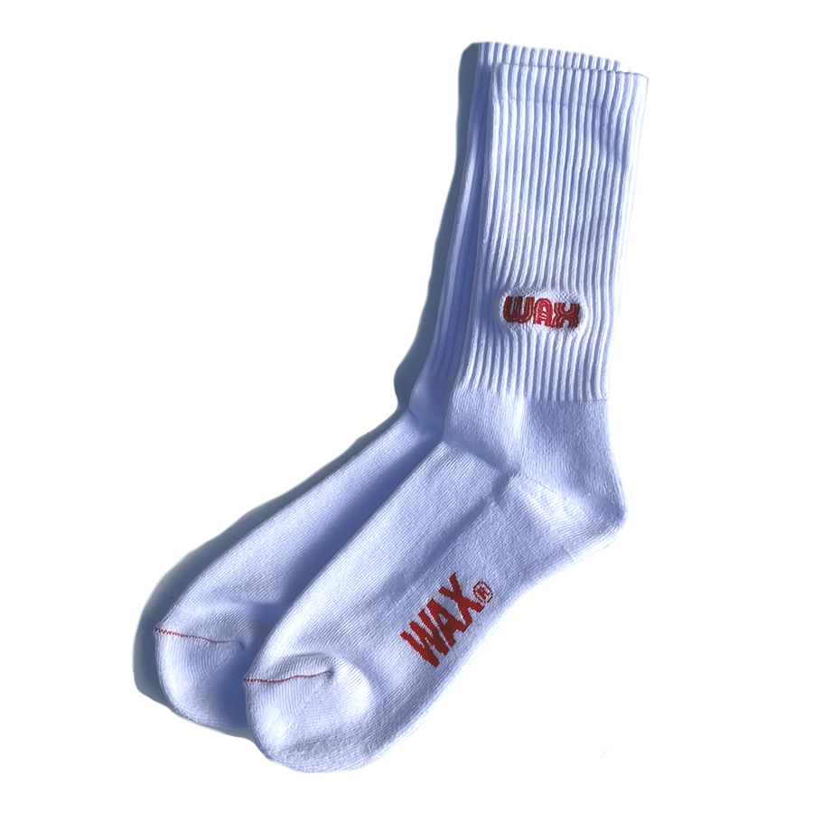 楽天市場】WAX (ワックス) / 靴下 ソックス / LOGO SOCKS - BLACK / WX