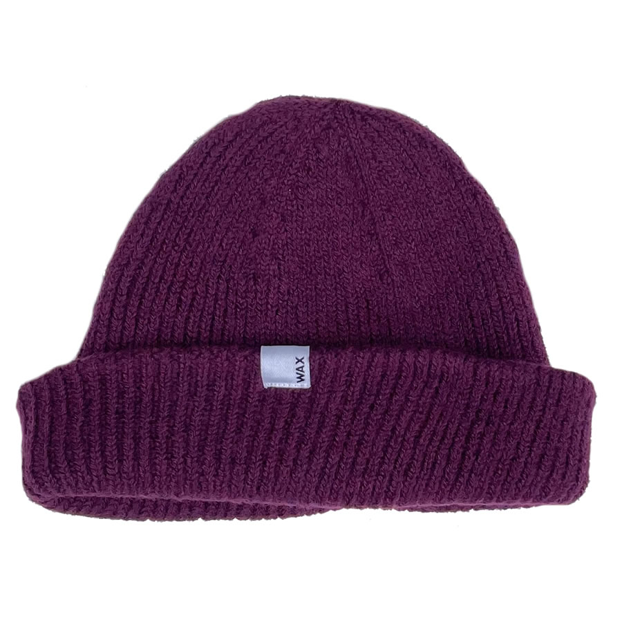 人気No.1人気No.1WAX(ワックス) ウールニットキャップ ビーニー WOOL BEANIE MAROON WX-0251 メンズ THM  バーガンディ メンズ帽子