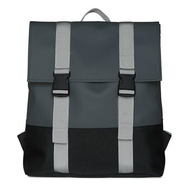 RAINS （レインズ） / 御徒面子 雨合羽 うしろ側容器に並べる 背嚢 / BUCKLE MSN BAG - CHARCOAL / 55219-1-01371 05