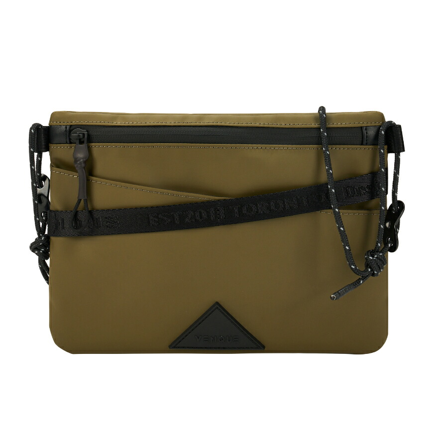 VENQUE (ヴェンク) / 防水 ボディーバッグ ポーチ / GEO CROSSBODY - GREEN / 国内正規取扱店 / 1年間製品保証付き