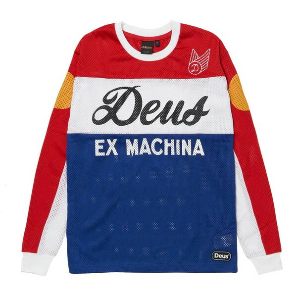 楽天市場】DEUS EX MACHINA TRACKSTAR MOTO JERSEY DMP231716