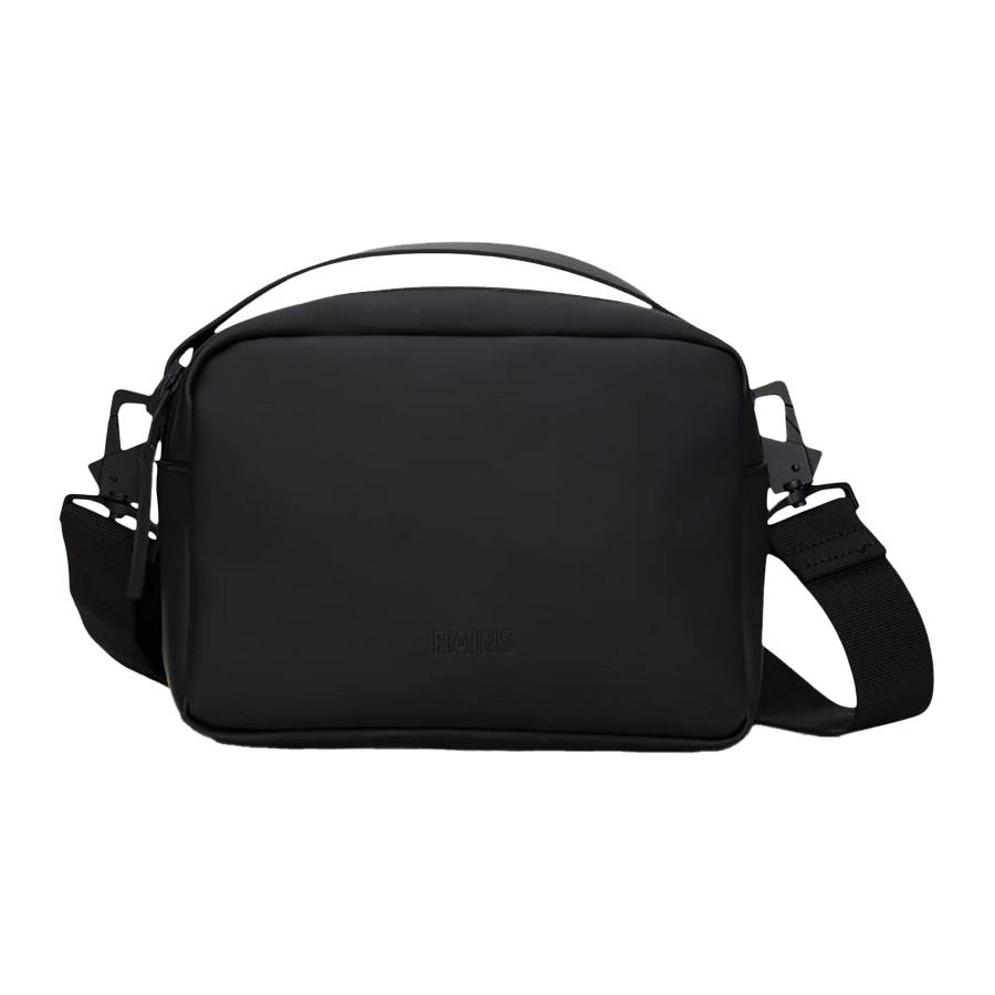 RAINS （レインズ） / 御徒面子 雨合羽 ショルダーバッグ / BOX BAG - BLACK / 904-41-14100 01 黒 黒いこと