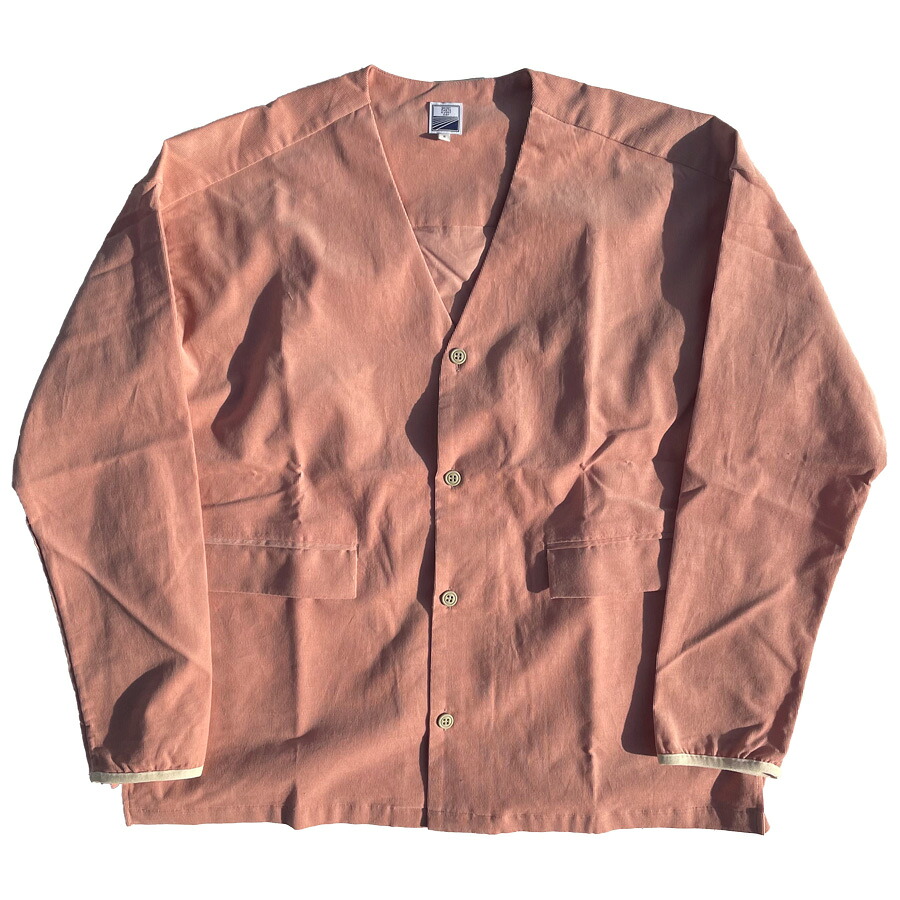SHORT PANTS EVERY DAY (ショートパンツエブリデイ) / 長袖カーディガン / LOOSE CARDIGAN L/S W/PKT SUMMER CORDUROY - LIGTH PINK / SPED-0045 / メンズ