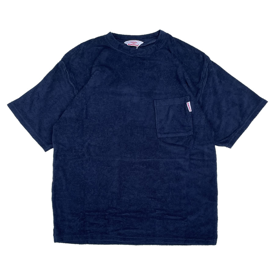 BATTENWEAR(バテンウエア) / 半袖パイル タオル地 Tシャツ / BEACH TEE - Navy / TEE-050-39 / メンズ 日本製｜タータスストアー大阪