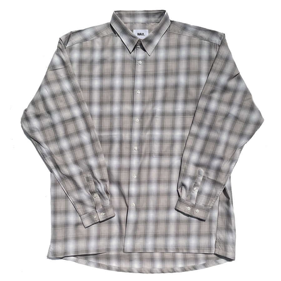楽天市場】WAX(ワックス) / オンブレチェックシャツ / Ombre check