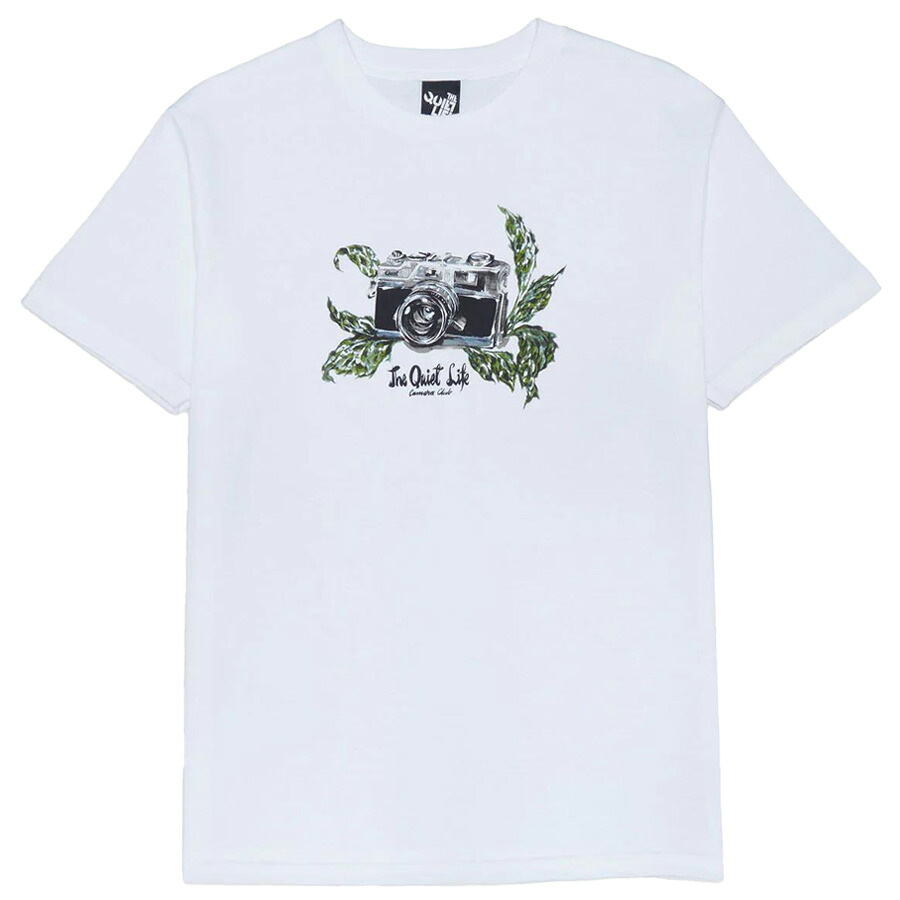 THE QUIET LIFE ザ クワイエット ライフ / 半袖 Tシャツ / SWANSKI CAMERA T - WHITE / 25SPD2-2103 / メンズ ホワイト 白 ボタニカル リゾート