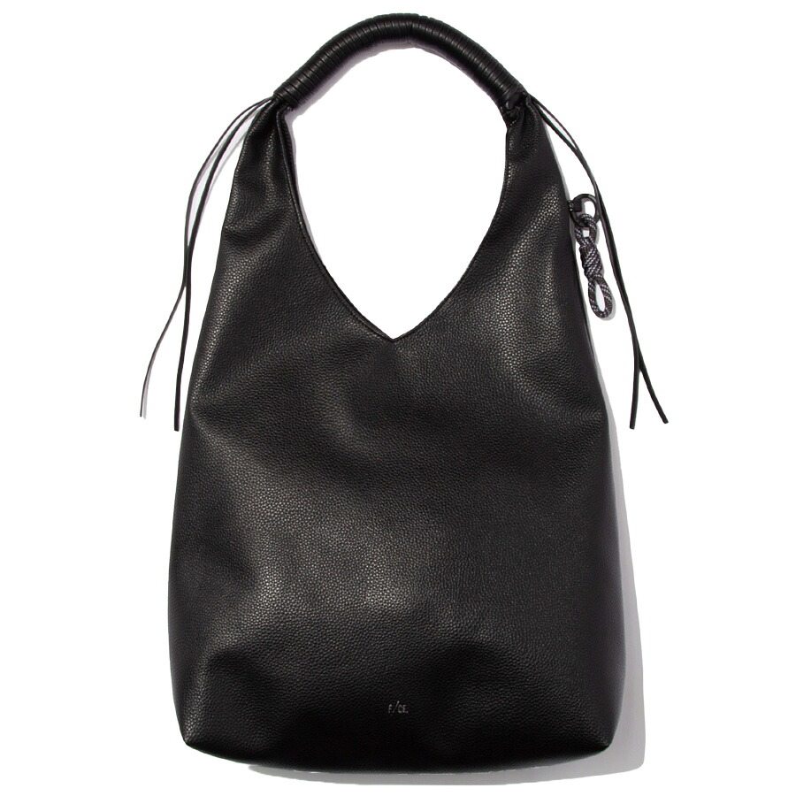 F/CE. エフシーイー / テックレザーハンドルトート / TECH LEATHER WRAPPING HANDLE TOTE - BLACK / FEL32252B0005 FCE / メンズ レディース ユニセックス ブラック 黒 ロゴ シンプル