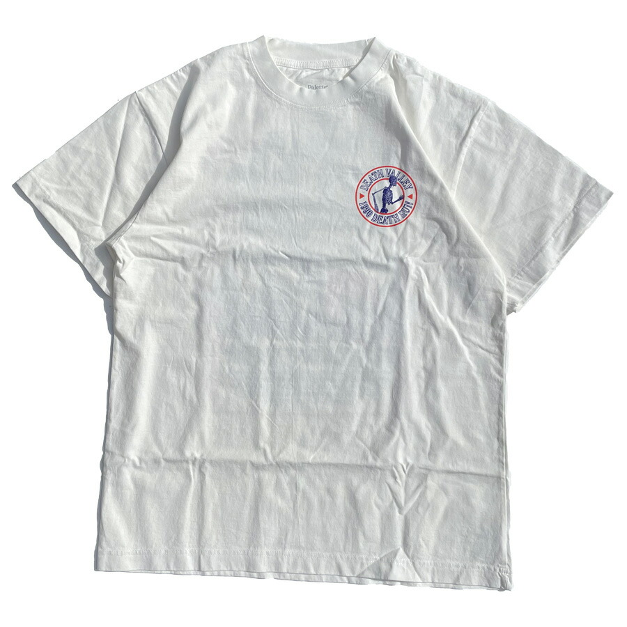 PALETTE(パレット) / 半袖Tシャツ / DEATH VALLY TEE - WHITE / MADE IN USA / メンズ