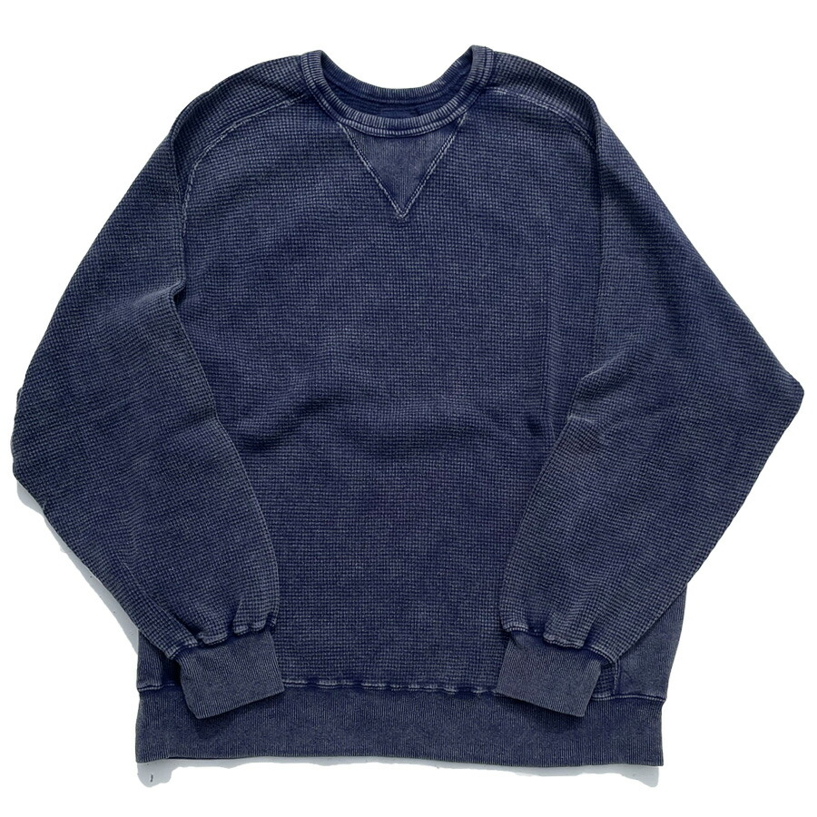 IMPRESTORE (インプレストア) / サーマル 調教師 流汗 / THRMAL FREEDOM SWEAT - NAVY / メンズ 米国海軍 紺 ワーヘル ヴィンテージ風 ウォッシュ